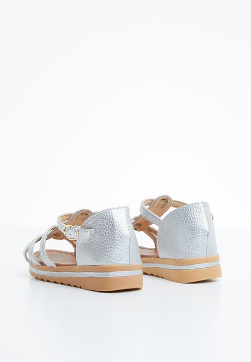 Naughty Kids - Annabela strap sandal - silver