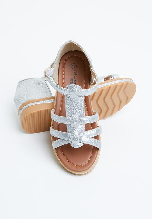 Naughty Kids - Annabela strap sandal - silver