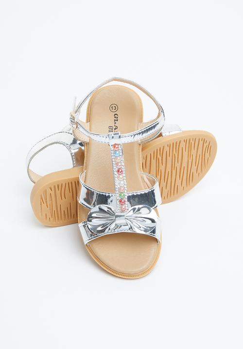 Naughty Kids - Annarose  strap sandal - silver