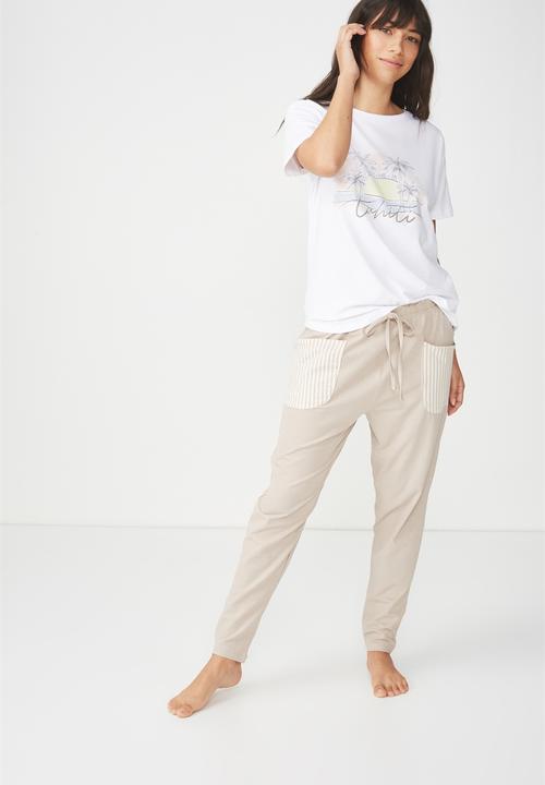 Cotton On - Jersey scoop T-shirt - white