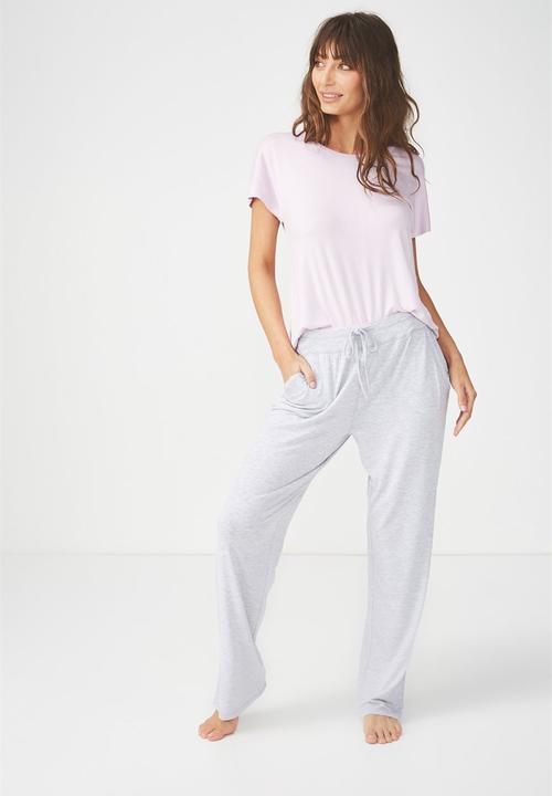 Cotton On - Sleep recovery relaxed pant - grey
