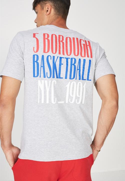 Cotton On - Borough 1991 Tbar tee - grey 