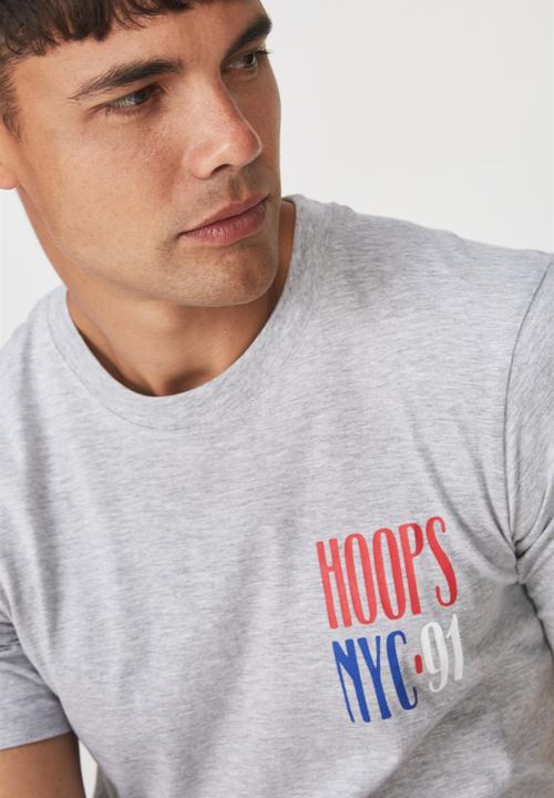 Cotton On - Borough 1991 Tbar tee - grey 