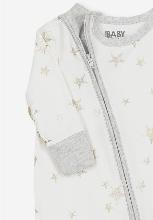Cotton On - Mini zip through romper - multi
