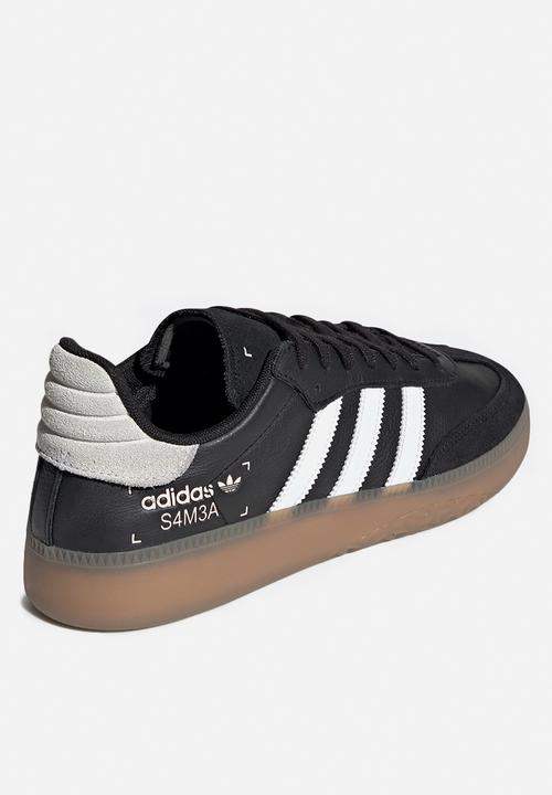 adidas Originals - SAMBA RM - black/white/clear orange