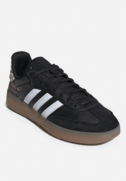 adidas Originals - SAMBA RM - black/white/clear orange