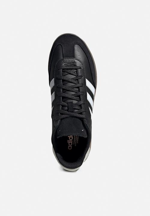 adidas Originals - SAMBA RM - black/white/clear orange