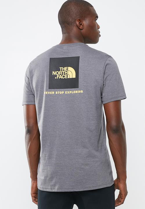 The North Face - Red box tee - grey