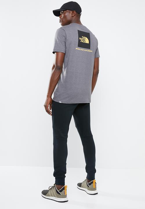 The North Face - Red box tee - grey