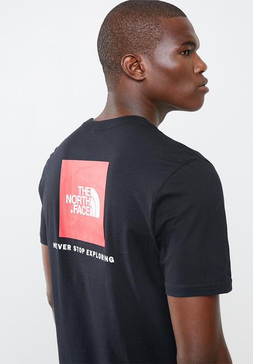 The North Face - Red box tee - black
