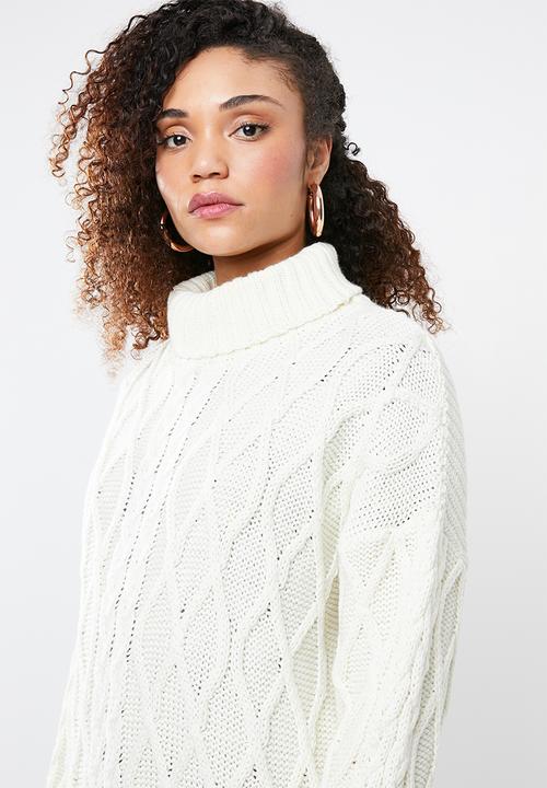 Superbalist - Cable knit chunky - cream