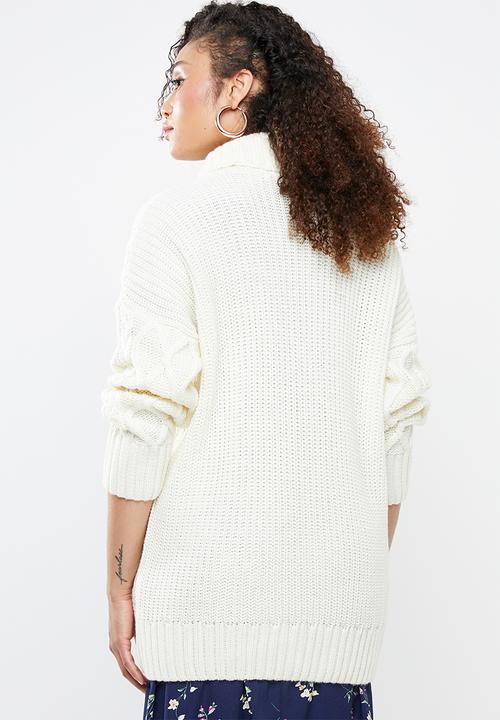 Superbalist - Cable knit chunky - cream