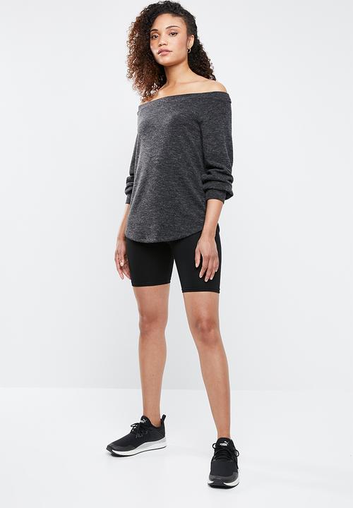 Superbalist - Off the shoulder top - charcoal