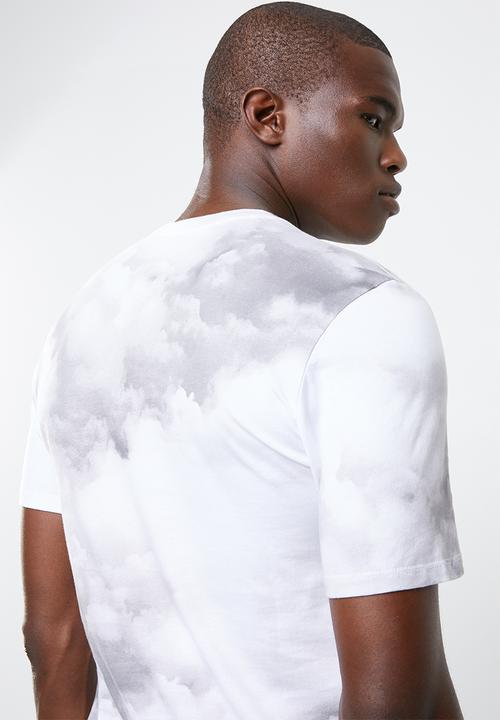 Nike - NSW air tee - grey & white