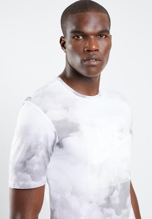 Nike - NSW air tee - grey & white