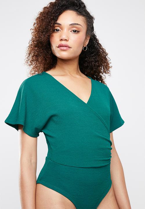 Superbalist - Knit twofer bodysuit - green