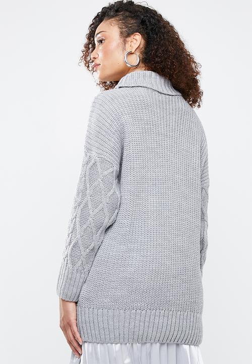 Superbalist - Cable knit chunky - grey