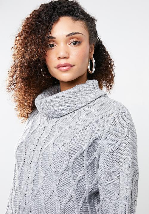 Superbalist - Cable knit chunky - grey