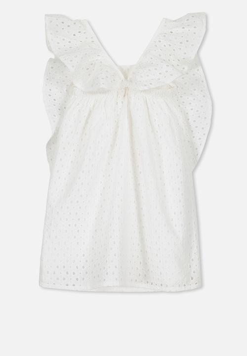 Cotton On - Dot dress - white 