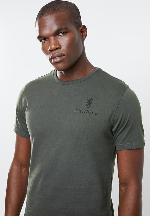 Pringle of Scotland - Leo round neck tee - green