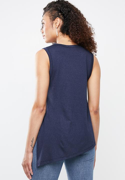 Superbalist - Asymmetric vest - navy