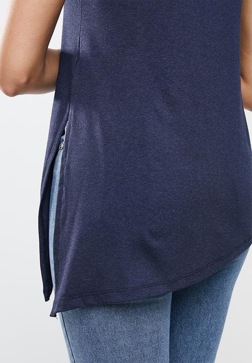 Superbalist - Asymmetric vest - navy