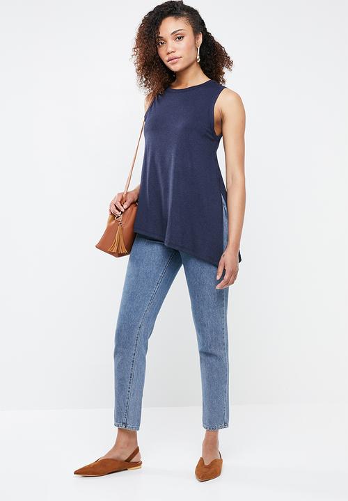 Superbalist - Asymmetric vest - navy