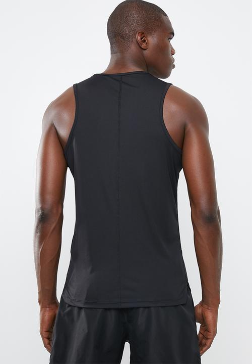 ASICS - Silver singlet - black 