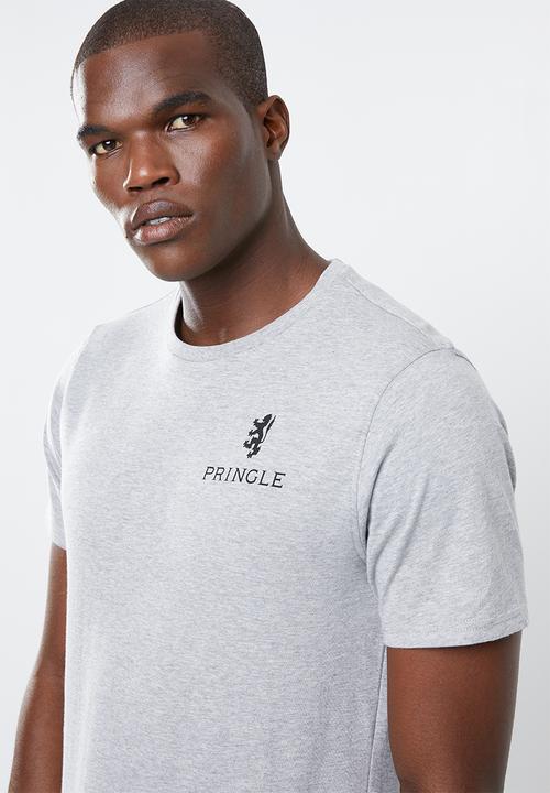 Pringle of Scotland - Leo round neck tee - grey