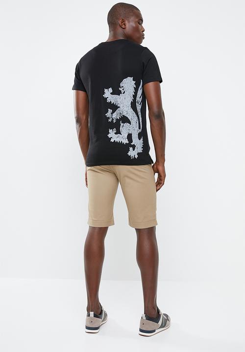 Pringle of Scotland - Leo round neck tee - black