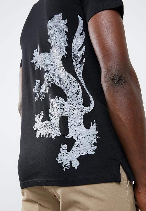 Pringle of Scotland - Leo round neck tee - black