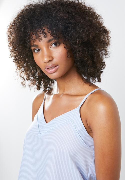 Superbalist - Cami & shorts set - blue stripe