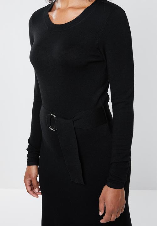 Vero Moda - Sidse glory o-neck dress - black
