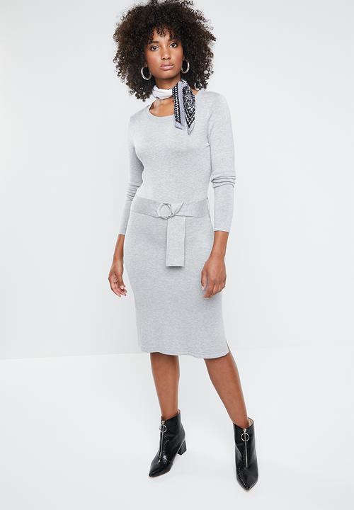 Vero Moda - Sidse glory o-neck dress - grey