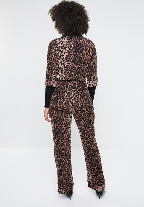 ONLY - Anni 3/4 Jumpsuit - brown