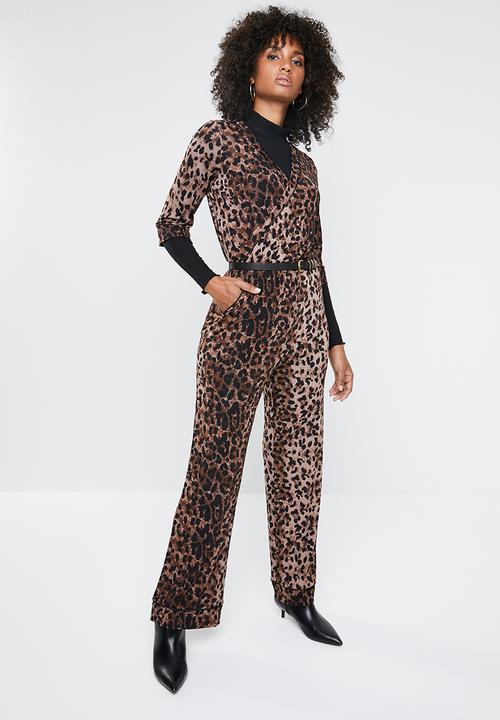 ONLY - Anni 3/4 Jumpsuit - brown