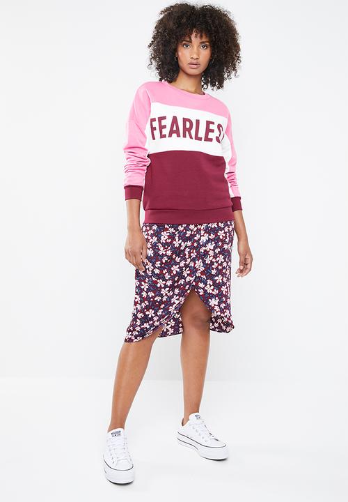 Noisy May - Soulmate long sleeve sweat - multi