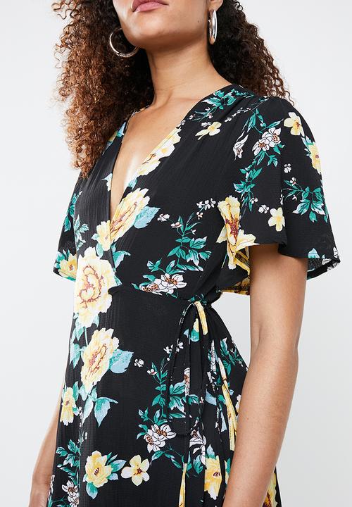 Missguided - High low dress floral - multi