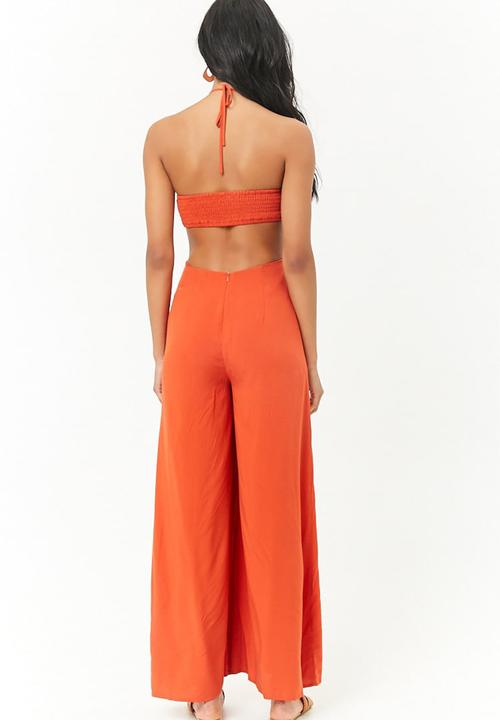 Forever21 - Cutout jumpsuit - orange