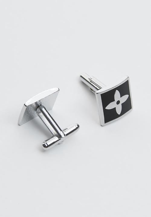 Joy Collectables - Garrett cufflinks - black & silver