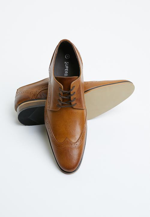 Superbalist - Faghri leather brogue - tan