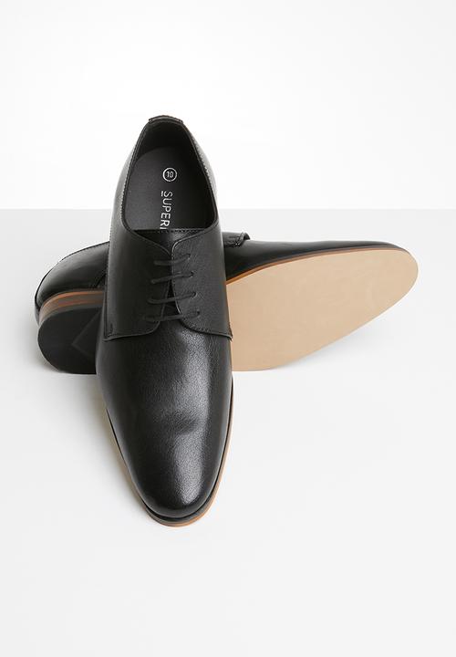 Superbalist - Nathan leather derby - black