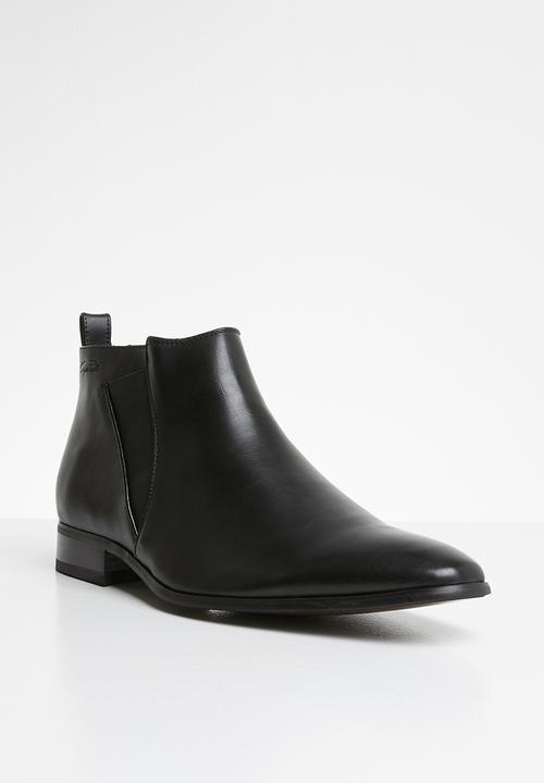 Gino Paoli - Fancy gusset boot - black