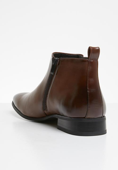 Gino Paoli - Fancy gusset boot - brown