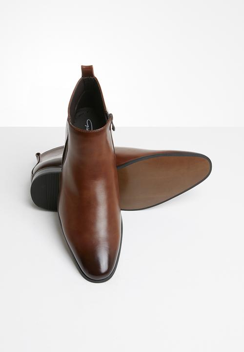 Gino Paoli - Fancy gusset boot - brown