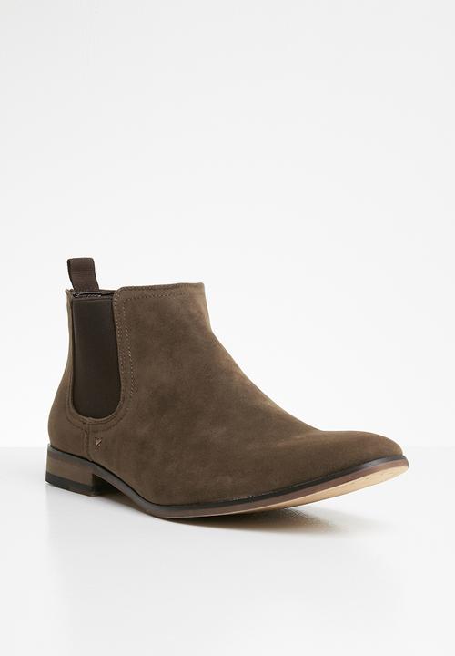 Superbalist - Chelsea boot with back pull tab - brown