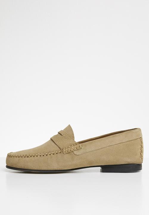 Superbalist - Harry suede mocassin - stone 