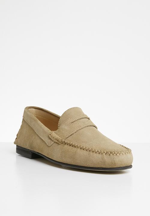 Superbalist - Harry suede mocassin - stone 