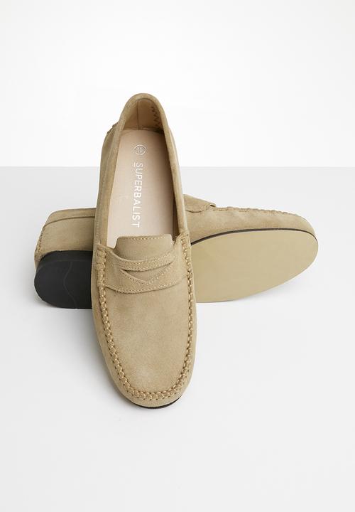 Superbalist - Harry suede mocassin - stone 