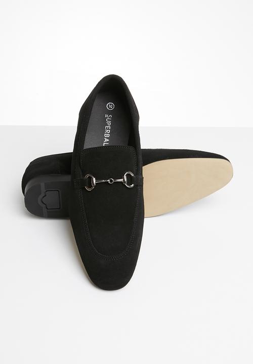 Superbalist - John suede loafer - black 